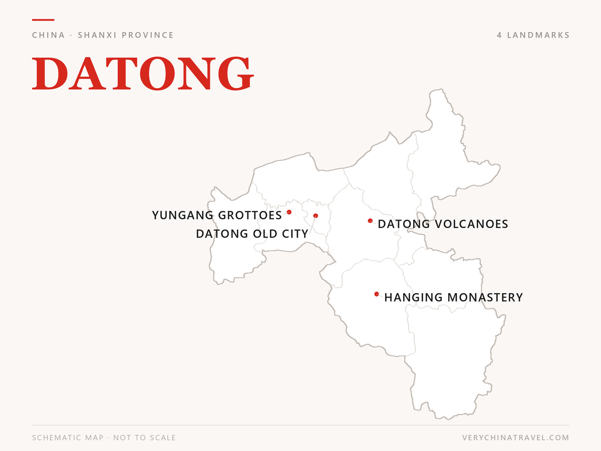 Datong location map