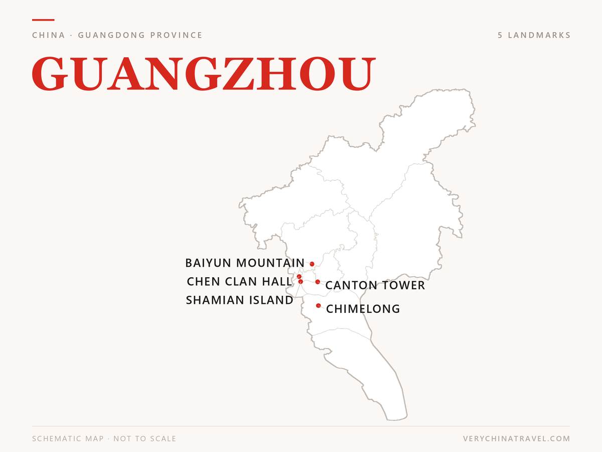 Guangzhou location map
