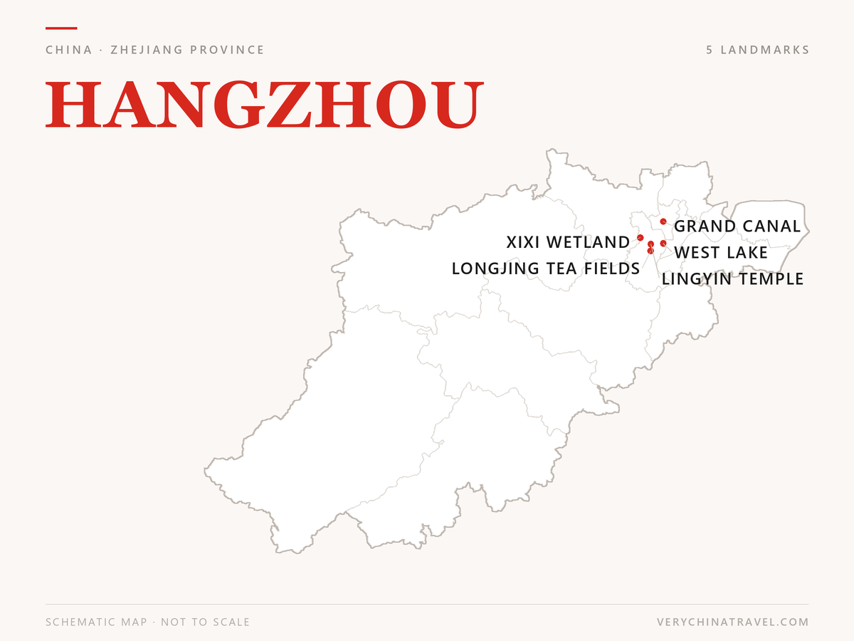 Hangzhou location map