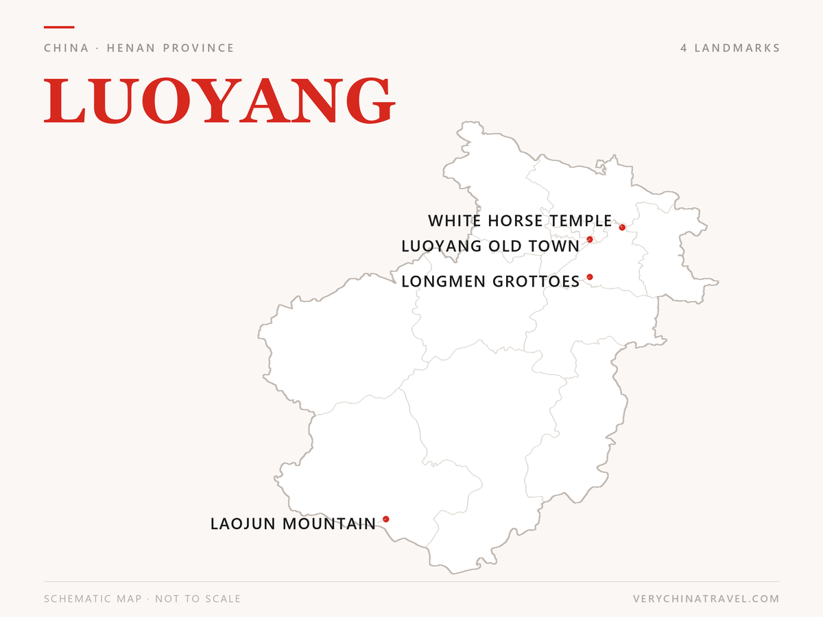 Luoyang location map